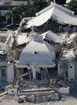destroyed haiti palace
